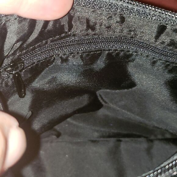 Velvety Soft Jet Black Purse - Picture 4 of 4